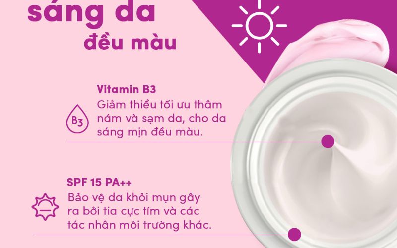 Tác dụng của kem dưỡng da ban ngày Pond’s Mattifying Day Cream