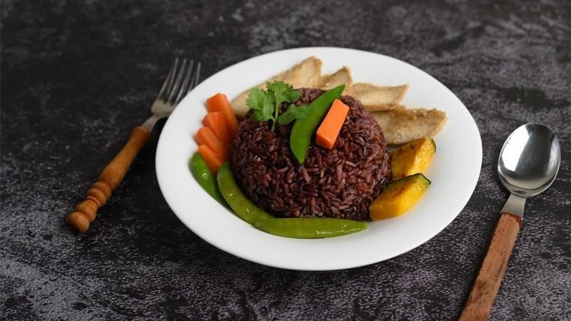 Vegetable brown rice