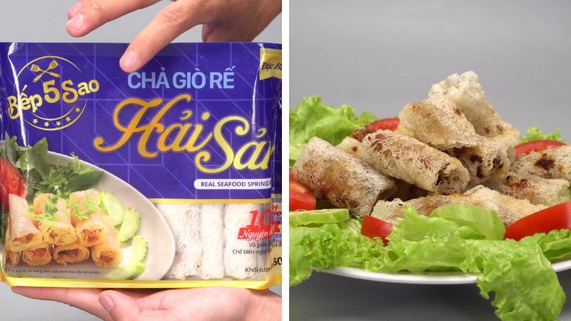 Chả giò rế hải sản đặc biệt Bếp 5 sao