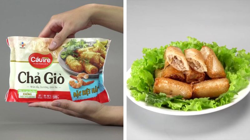 Chả giò đặc biệt hải sản Cầu Tre