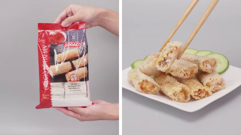 Chả giò rế Hải sản Godaco