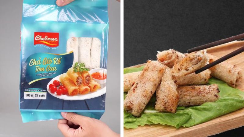Chả giò rế tôm cua Cholimex
