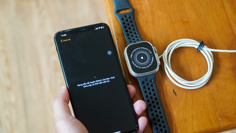 Cách kết nối Apple Watch Ultra với iPhone