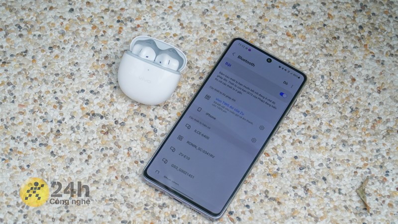 Vivo TWS Air có thể kết nối dễ dàng với điện thoại qua Bluetooth