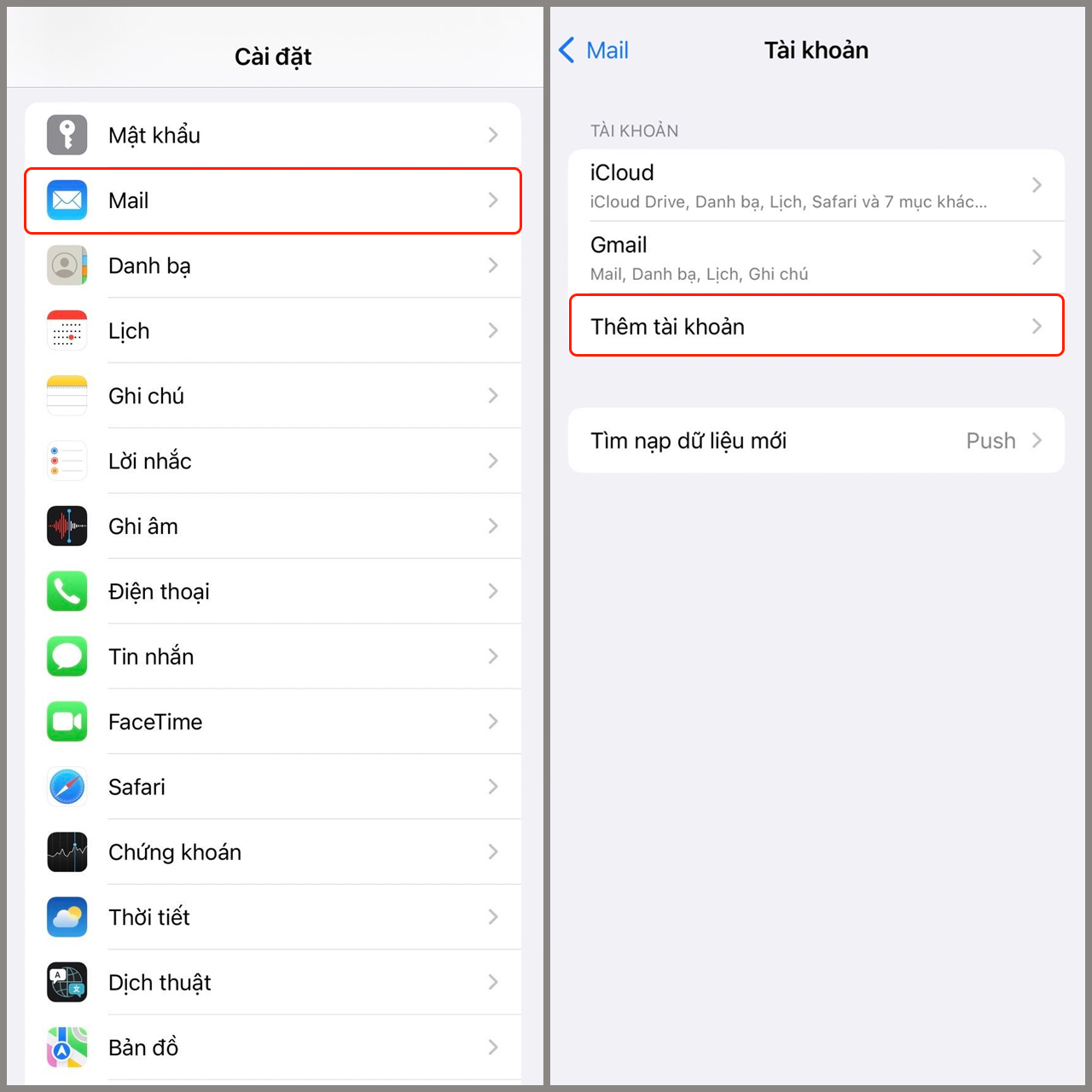 Cách chuyển danh bạ từ Samsung sang iPhone