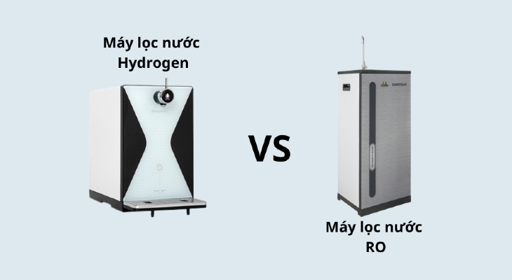 So sánh máy lọc nước RO với máy lọc nước Hydrogen So sánh máy lọc nước RO với máy lọc nước Hydrogen
