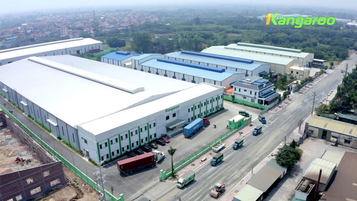 Nhà máy sản xuất của thương hiệu Kangaroo Nhà máy sản xuất của thương hiệu Kangaroo
