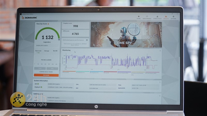 Sau khi thực hiện các bài kiểm tra thì mình nhận thấy điểm số hiệu năng mà HP Probook 450 G9 đạt được đều ở mức tốt và tương đồng với các đối thủ trong phân khúc.
