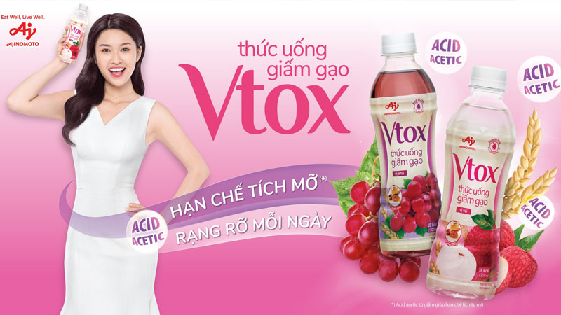 Thức uống giấm gạo Vtox Ajinomoto