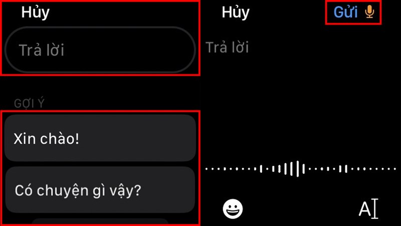 Cách trả lời tin nhắn trên Apple Watch series 8 Cách trả lời tin nhắn trên Apple Watch series 8