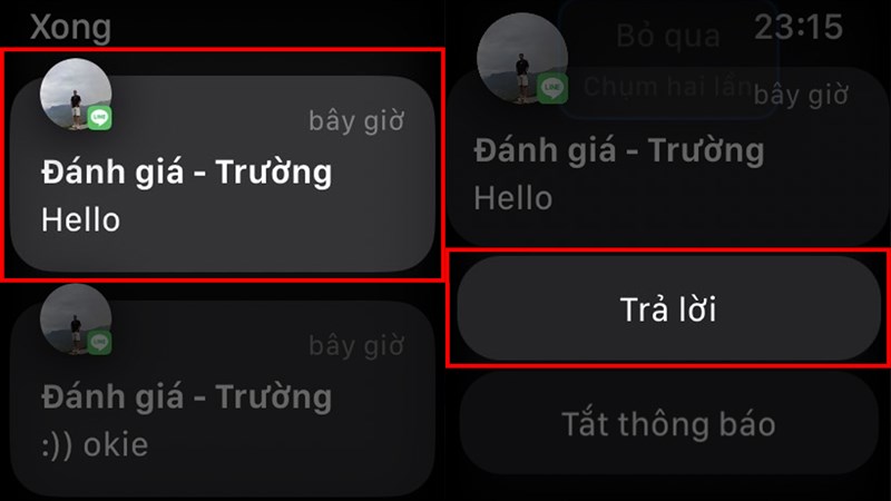 Cách trả lời tin nhắn trên Apple Watch series 8 Cách trả lời tin nhắn trên Apple Watch series 8