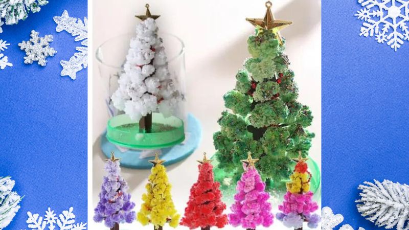 Cách làm cây thông Noel bằng muối