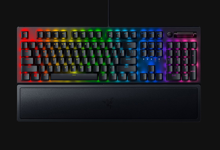 Bàn phím cơ Gaming Razer BlackWidow V3 có hiệu ứng đèn LED RGB Chroma lên tới 16.8 triệu màu