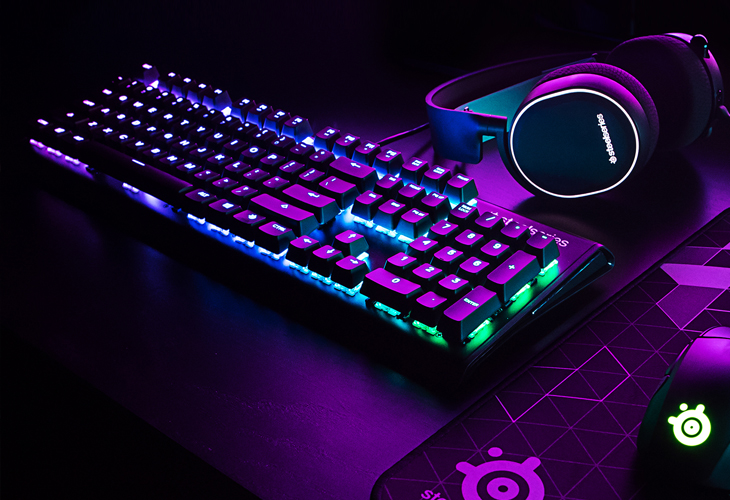 Bàn phím cơ switch SteelSeries chuẩn thiết kế TKL với hệ màu sắc vượt trội vô cùng bắt mắt