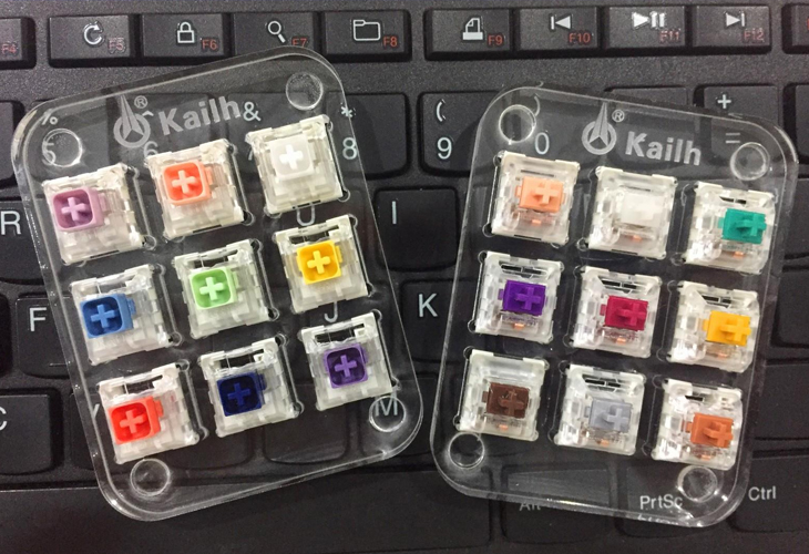 Switch cơ học của Kaihua có điểm tương tự như switch của Cherry MX