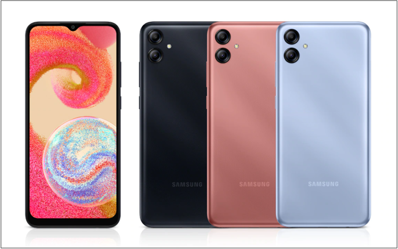 Ngoại hình của Galaxy M04 có lẽ không đổi so với A04e