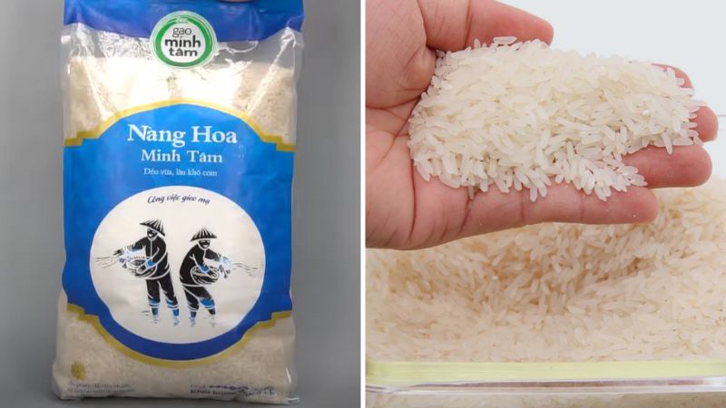 Gạo Nàng Hoa Minh Tâm túi 5kg