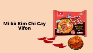 Thử ngay món mì bò kim chi cay từ Vifon, dân nghiện mì cay không thể bỏ lỡ