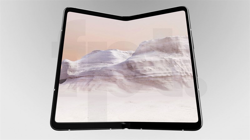 Google Pixel Fold lộ diện rõ nét trong render mới