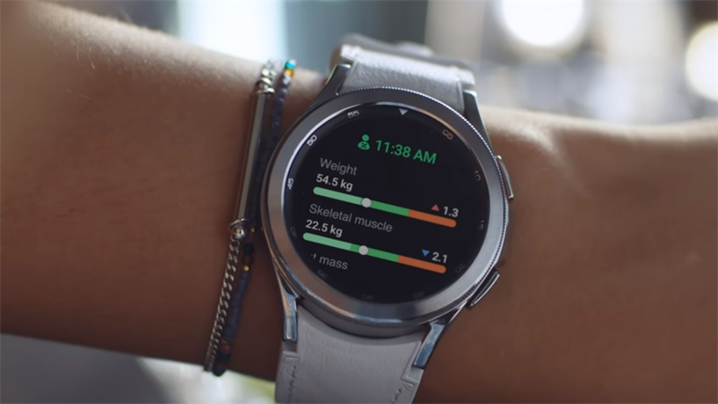 Tính năng đo thành phần cơ thể trên Samsung smartwatch - Nguồn: gsmarena