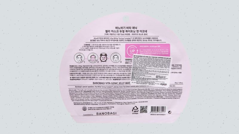 Tác dụng của mặt nạ Banobagi Vita Genic Jelly Mask Dual Whitening & Acne