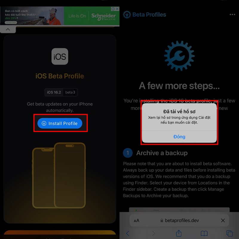 Cách cập nhật iOS 16.2 beta 3