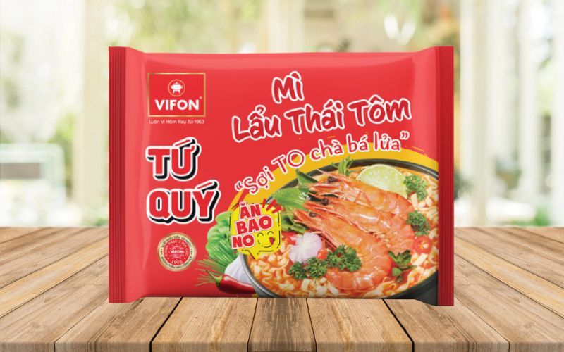 Mì Tứ Quý Vifon vị lẩu thái tôm