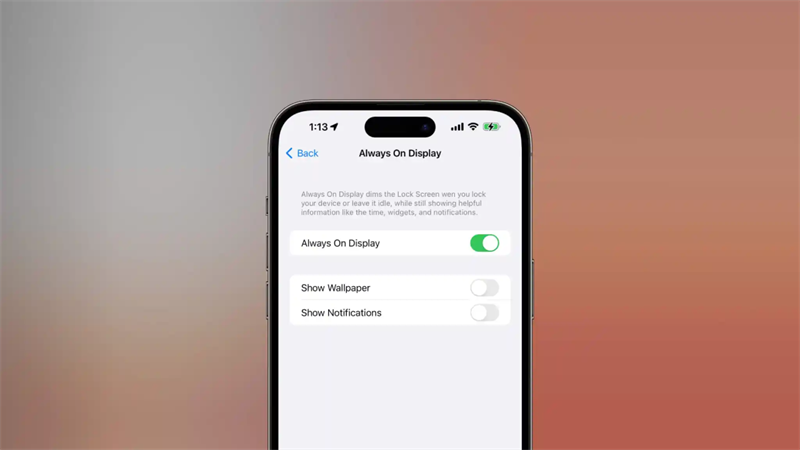 Bạn có thể vào phần cài đặt để bật tắt các tùy chọn mới của Always On Display
