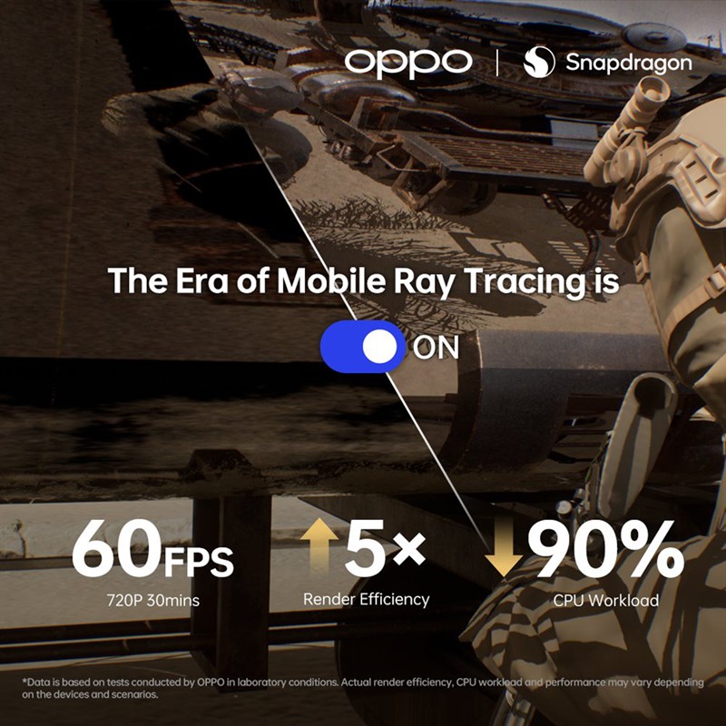 OPPO trình diễn giải pháp ray tracing cho thiết bị di động mới OPPO trình diễn giải pháp ray tracing cho thiết bị di động mới