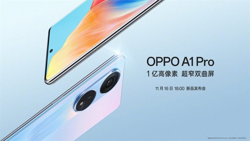 OPPO A1 Pro 5G có màn hình vô cùng hiện đại