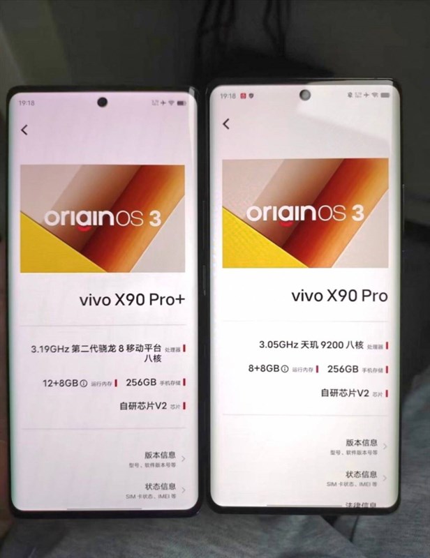 Vivo X90 Pro, X90 Pro+ hé lộ hình ảnh thực tế cùng các thông số kỹ thuật