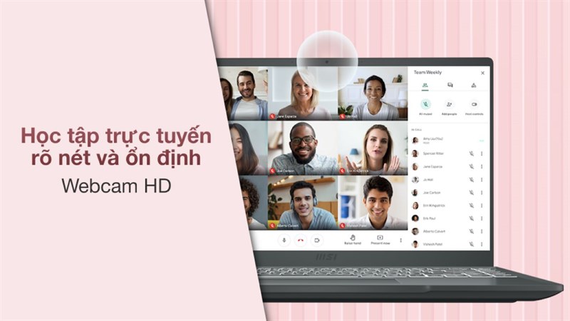 Học trực tuyến vô cùng rõ nét và ổn định.