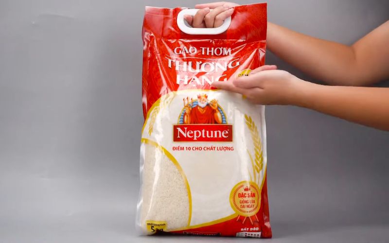 Gạo Neptune Thơm Thượng Hạng Túi 5kg