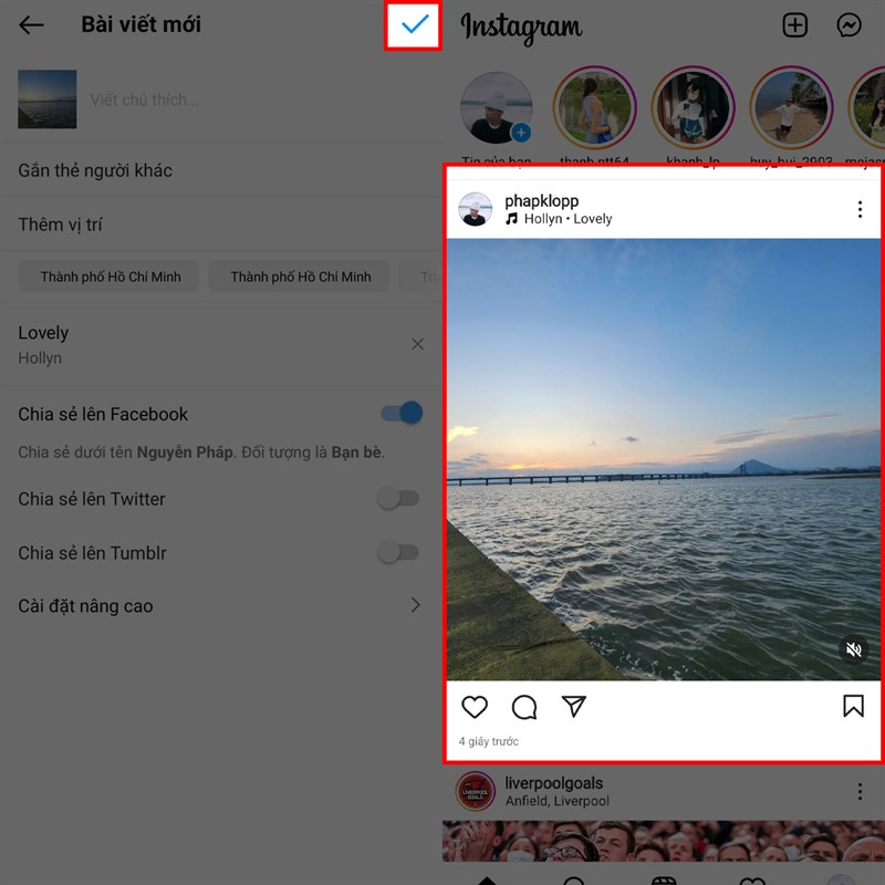 Cách chèn nhạc vào bài đăng trên Instagram