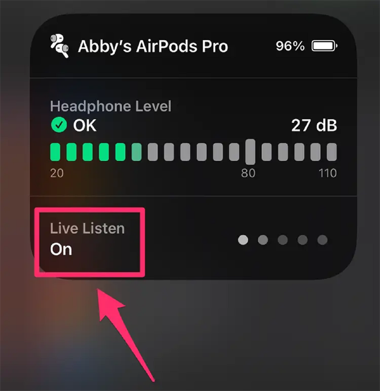 Tính năng Live Listen có thể giúp AirPods thành chiếc máy trợ thính - Ảnh Business Insider