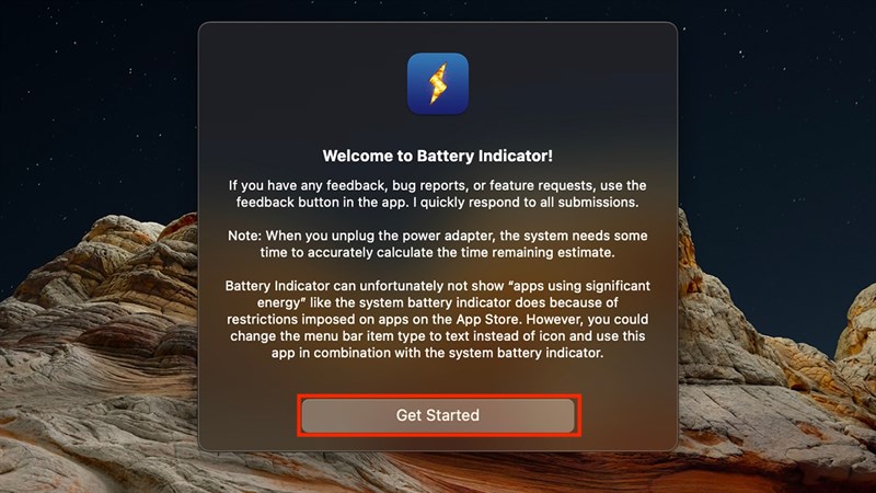 Cài đặt Battery Indicator