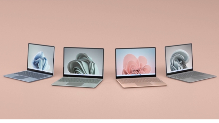 Laptop Surface Go có nhiều tùy chọn màu sắc