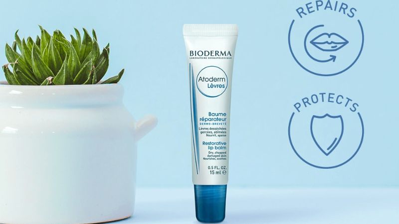 Son dưỡng môi Bioderma Atoderm Restorative Lip Balm