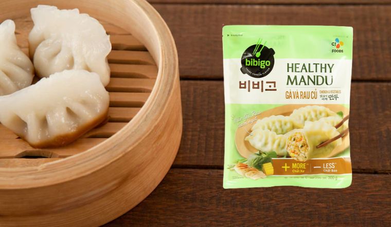 Giới thiệu sản phẩm mới: Bánh healthy mandu gà và rau củ Bibigo