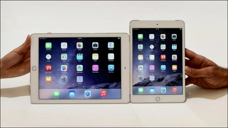 Cả iPad Air 2 và iPad Mini 4 đều có tới 4 phiên bản bộ nhớ trong
