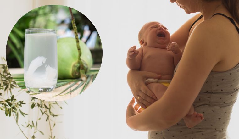 Sau sinh mổ có uống nước dừa được không?
