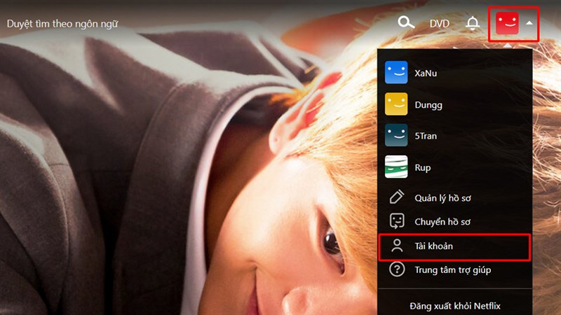 Cách quản lý đăng nhập tài khoản trên Netflix