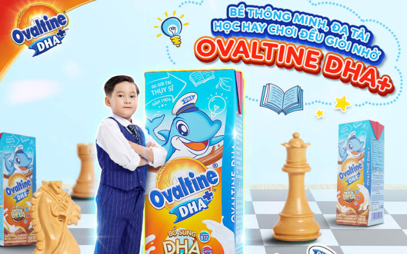 Thức uống dinh dưỡng Ovaltine DHA+