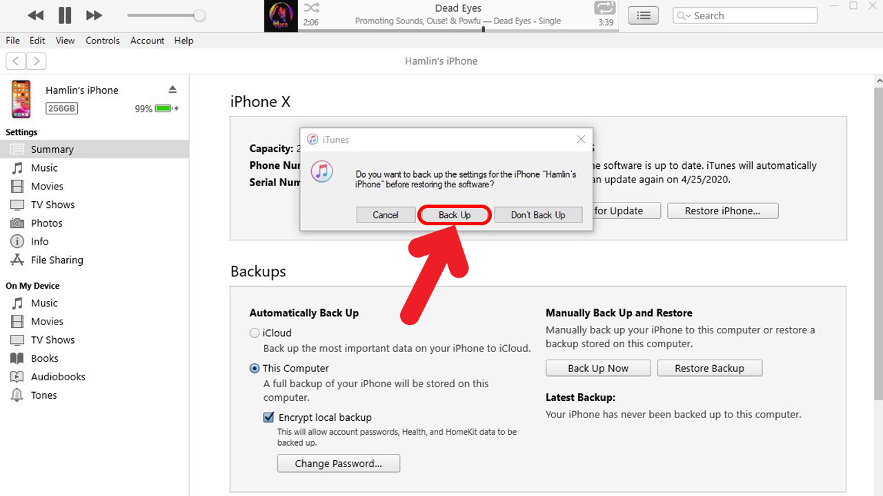 Hướng dẫn chạy lại phần mềm iPhone bằng iTunes đơn giản, làm tại nhà