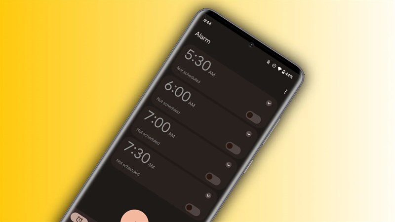 Cách chỉnh âm lượng báo thức