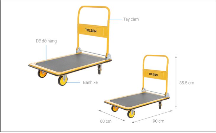 Xe đẩy hàng Tolsen đến từ thương hiệu nổi tiếng của Trung Quốc