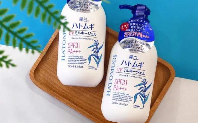 Tác dụng phụ của sữa dưỡng thể chống nắng Hatomugi