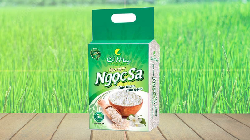 Gạo Ngọc Sa Cỏ May túi 5kg