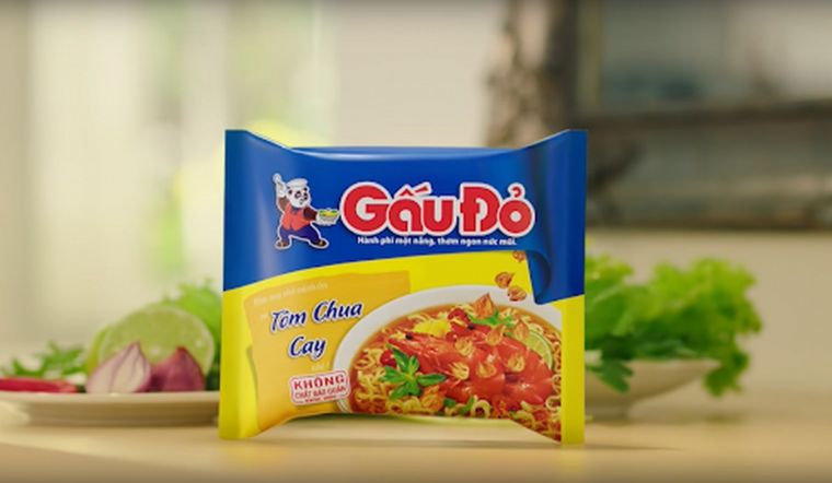 Thông báo từ nhãn hàng Á Châu về sản phẩm mì Gấu Đỏ tôm chua cay tại Việt Nam