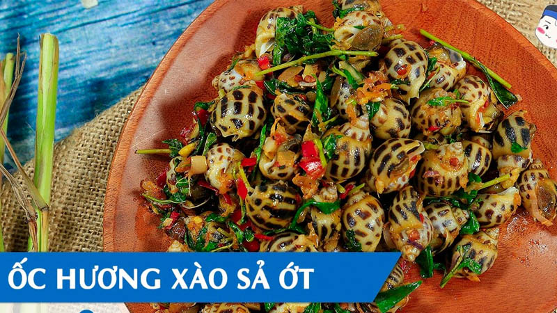 Ốc gạo xào sa tế